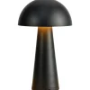 Fungi Uppladdningsbar Bordslampa Svart IP44