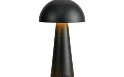 Fungi Uppladdningsbar Bordslampa Svart IP44