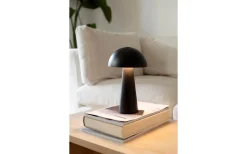 Fungi Uppladdningsbar Bordslampa Svart IP44