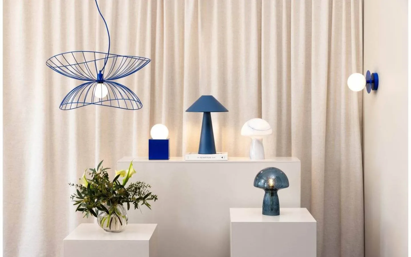 Bordslampor<Globen Lighting Fungo Bordslampa 30cm Special Edition Blå