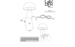 Fungo Bordslampa 30cm Special Edition Klar