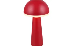 Reality Fungo Laddbar Bordslampa LED Röd IP54* Uppladdningsbara Lampor Utomhus|Uppladdningsbara Lampor Utomhus