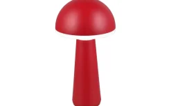 Reality Fungo Laddbar Bordslampa LED Röd IP54* Uppladdningsbara Lampor Utomhus|Uppladdningsbara Lampor Utomhus