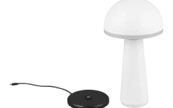 Uppladdningsbara Lampor Utomhus|Uppladdningsbara Lampor Utomhus<Reality Fungo Laddbar Bordslampa LED Mattvit IP54