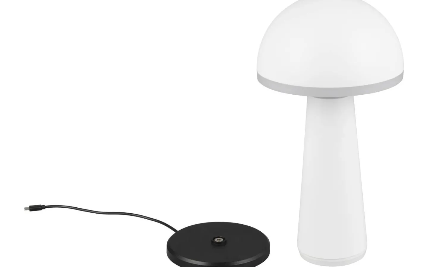 Uppladdningsbara Lampor Utomhus|Uppladdningsbara Lampor Utomhus<Reality Fungo Laddbar Bordslampa LED Mattvit IP54