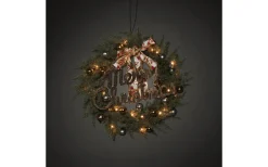 Kransar<Konstsmide Fury Batteridriven Julkrans 40cm Amber IP44