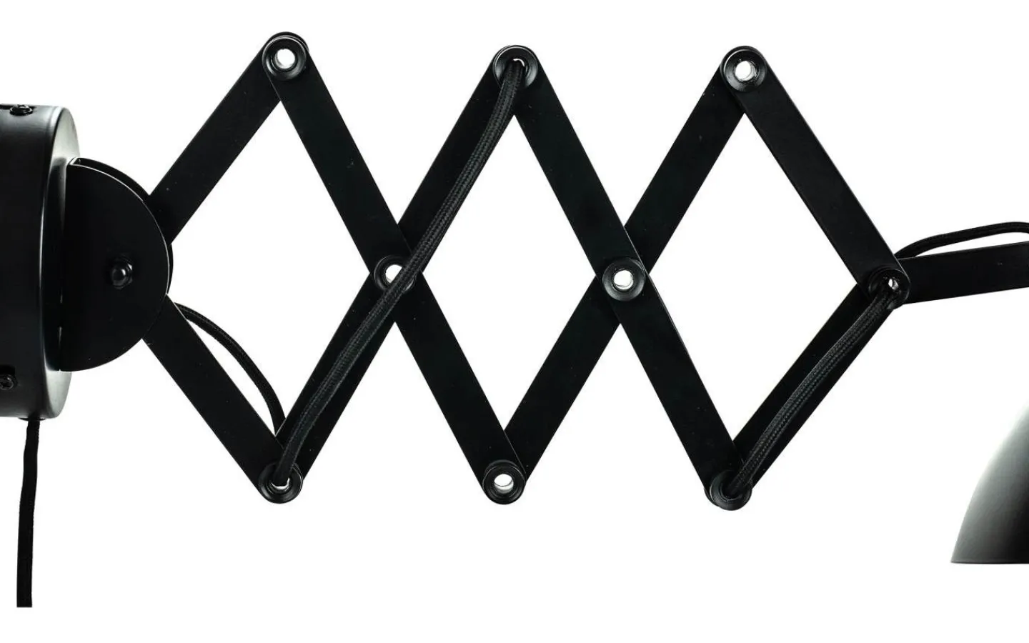 Dyberg Larsen Futura Vägglampa Svart med Vikarm* Läslampor