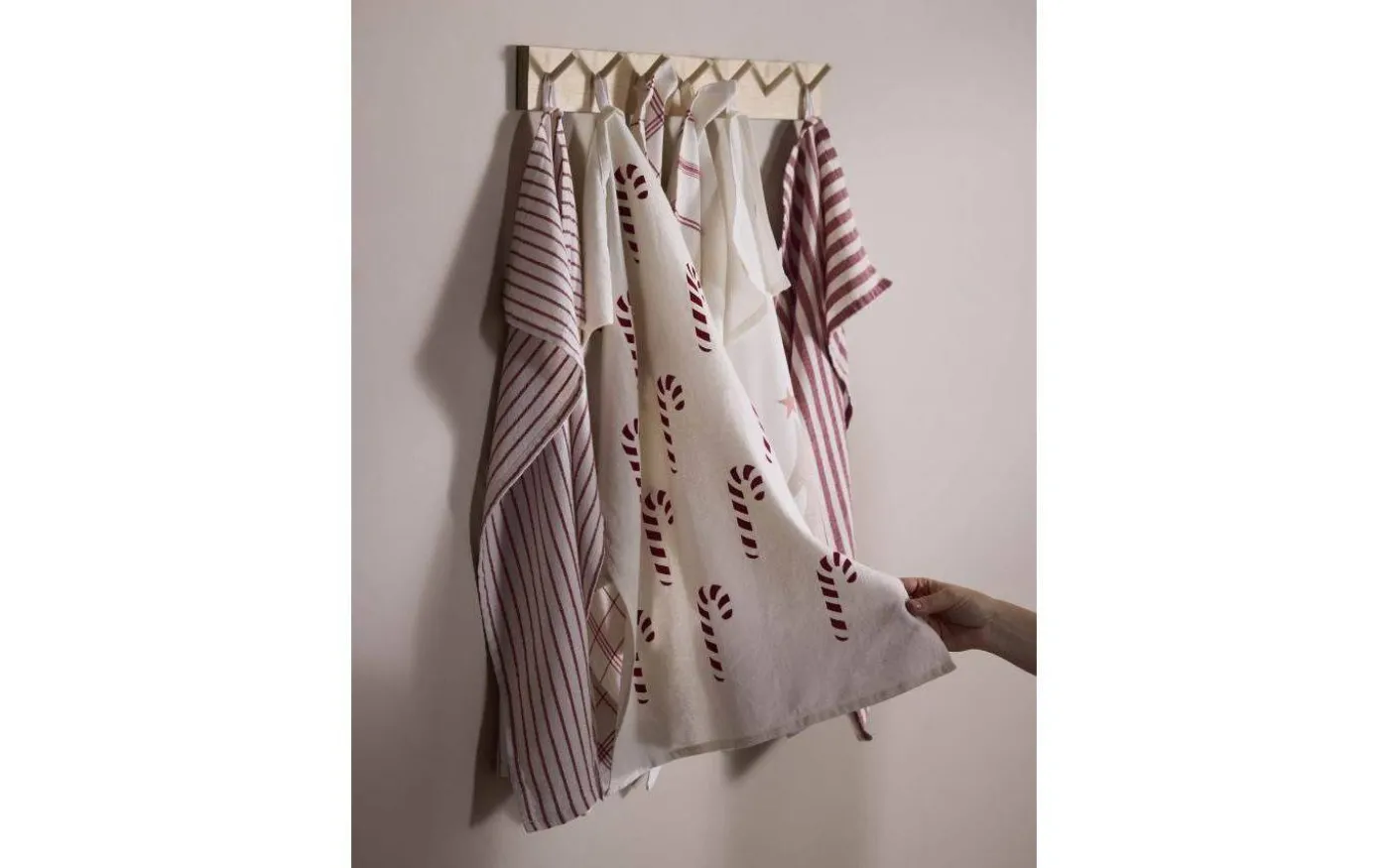 Gaby Kökshandduk 3-Pack 47x70cm Röd