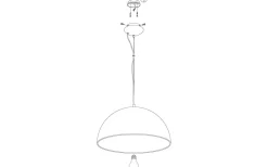 Stora Taklampor Ø50-69 Cm<Eglo Gaetano Taklampa 53cm Svart/Guld