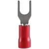 Malmbergs Gaffelkabelsko, Isolerad, 0,5-1,5 mm², Röd, 100 st/frp* Kontaktpressning