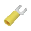 Gaffelkabelsko, Isolerad, 4,0-6,0 mm², Gul, 100 st/frp