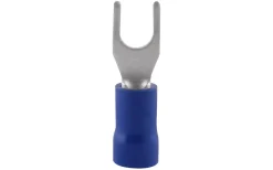 Kontaktpressning<Malmbergs Gaffelkabelsko, Isolerad, 1,0-2,5 mm², Blå, 100 st/frp