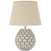 Bordslampor<Mauro Ferretti Gala Bordslampa 52cm Vit/Beige