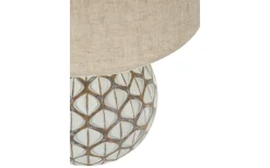 Bordslampor<Mauro Ferretti Gala Bordslampa 52cm Vit/Beige