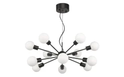 Oriva Galax Taklampa 60cm Svart* Stora Taklampor Ø50-69 Cm