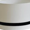 Galaxy Cylinder Lampskärm Ø25cm Offwhite Black Ribbon
