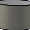 Hallbergs Galaxy Cylinder Lampskärm Ø30cm Natur med Svart Band* Cylinder Lampskärmar