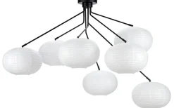 Galaxy Taklampa 125cm 7L Svart/Vit