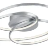 Trio Lighting Gale Plafond LED 60cm borstad stål* Plafonder
