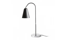 Rendl Garbo Bordslampa 71cm Svart krom* Sovrum|Bordslampor