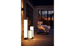 Golvlampor Utomhus|Garden24 Markslöjd<Markslojd Garden24 Golvlampa Cylinder 54cm 6W 3000K Vit/Svart IP44
