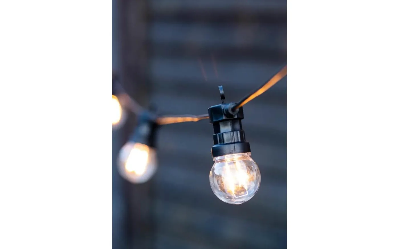 Garden24 Ljusslinga Klotlampor 5,5m 10L 0,24W 2100K IP44