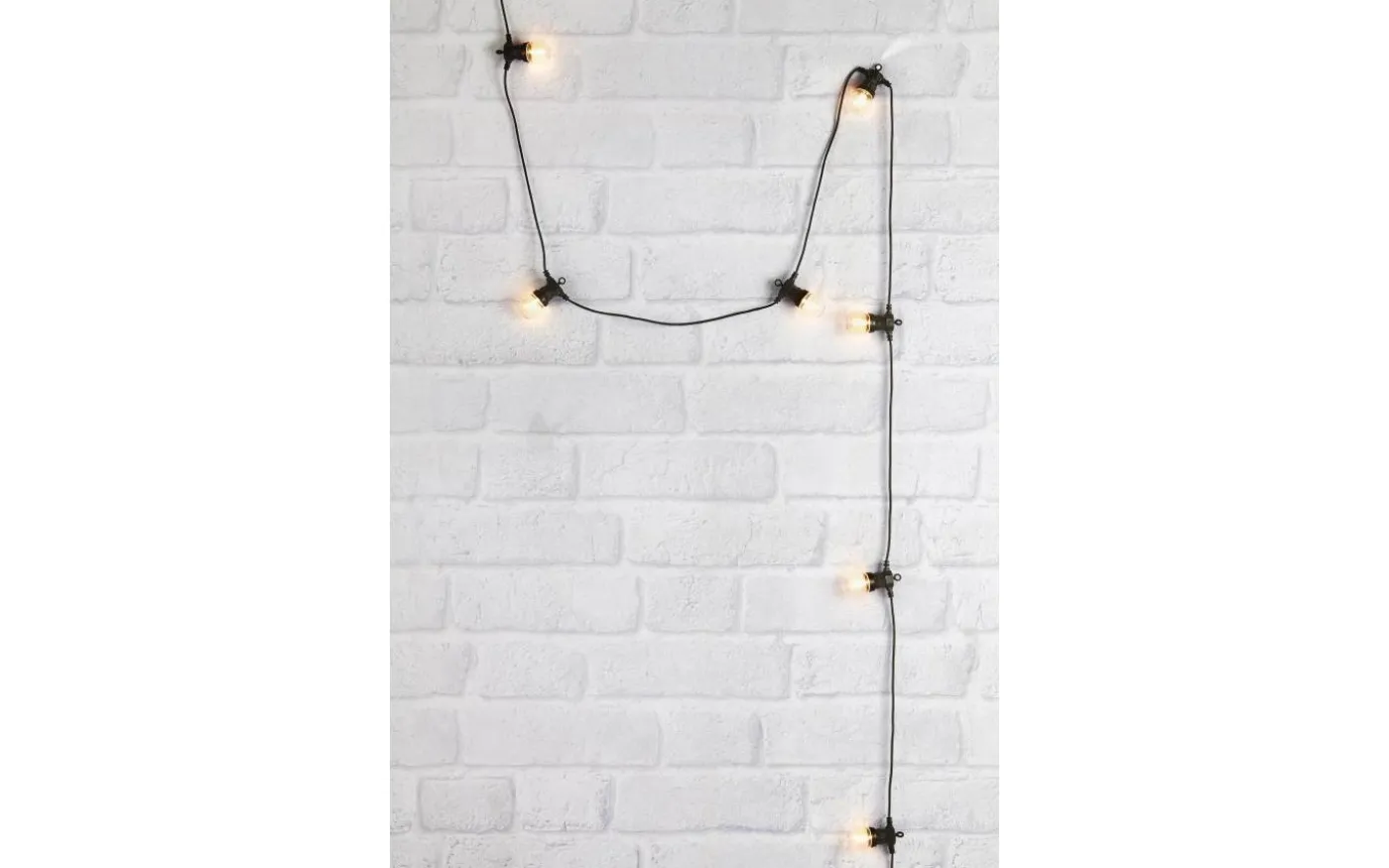 Garden24 Ljusslinga Klotlampor 5,5m 10L 0,24W 2100K IP44