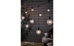 Partyslingor Utomhus 230V|Partyslingor Utomhus 230V<Markslojd Garden24 Ljusslinga 4m 10L EXTRA Svart IP44
