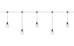 Markslojd Garden24 Ljusslinga 7,5m 10L START Svart IP44* Partyslingor Utomhus 230V|Partyslingor Utomhus 230V