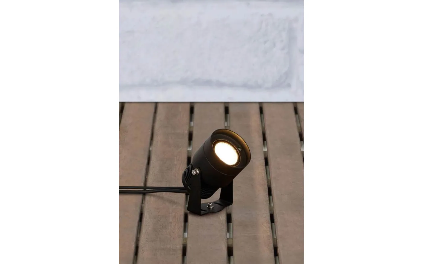 Garden24 Spotlight 15W 3000K Svart IP44