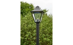 Garden24 Stolplykta 2,2m 3W 3000K Svart IP44