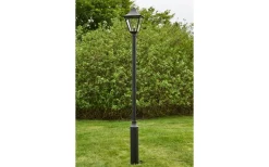 Garden24 Stolplykta 2,2m 3W 3000K Svart IP44