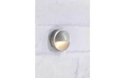 Garden24 Vägglampa 10cm 0,8W 3000K Aluminium IP44