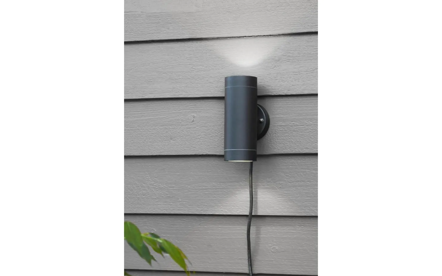 Garden24 Markslöjd<Markslojd Garden24 Vägglampa Upp/Ned 3W 3000K Svart IP44