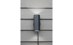 Garden24 Markslöjd<Markslojd Garden24 Vägglampa Upp/Ned 3W 3000K Svart IP44