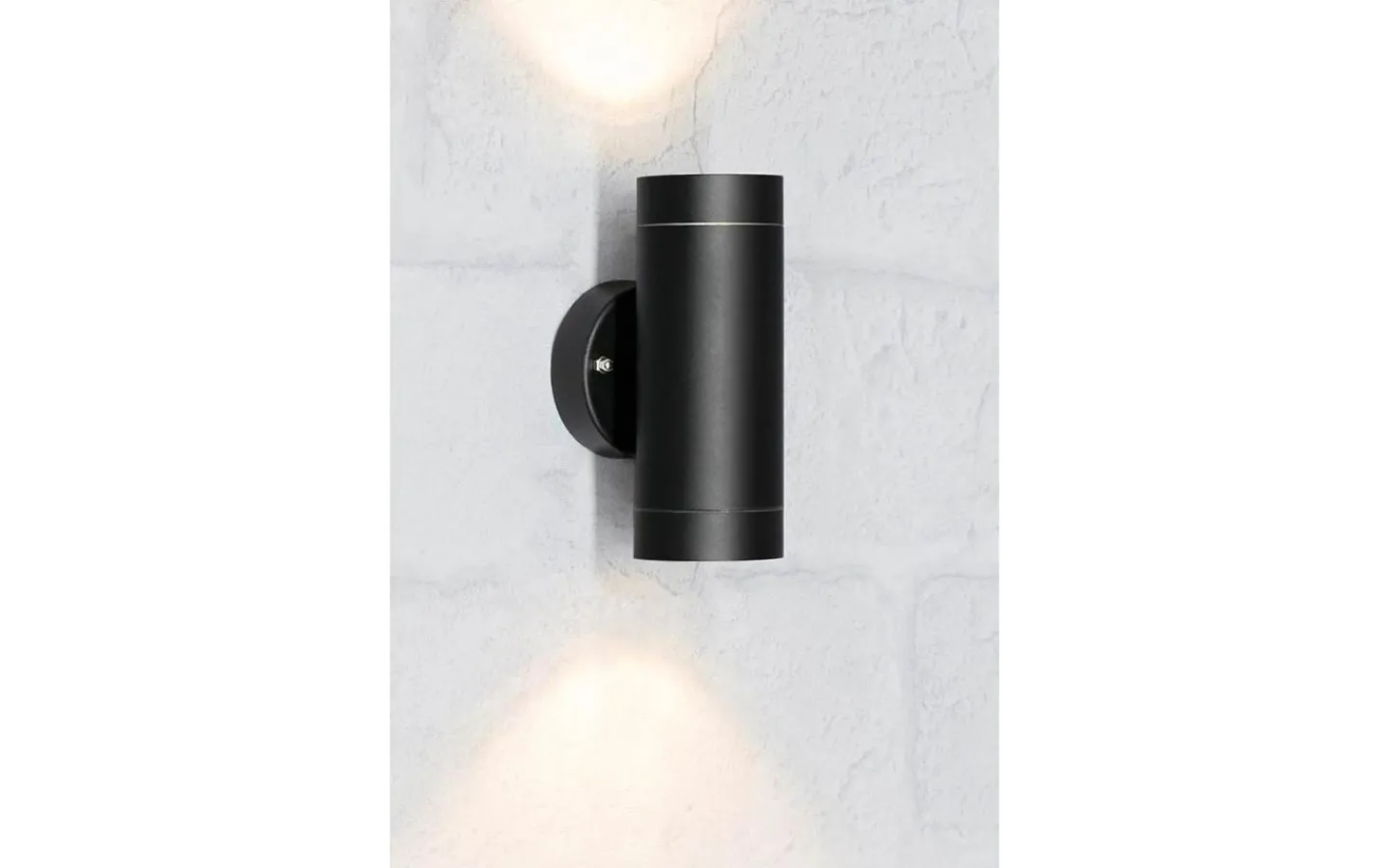 Garden24 Markslöjd<Markslojd Garden24 Vägglampa Upp/Ned 3W 3000K Svart IP44