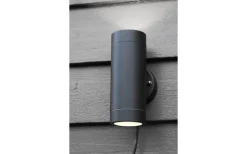 Garden24 Markslöjd<Markslojd Garden24 Vägglampa Upp/Ned 3W 3000K Svart IP44