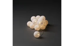 Konstsmide Garn Ljusslinga 3m Vit* Partyslingor Inomhus 230V