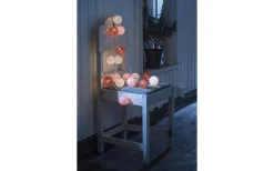 Partyslingor Inomhus 230V<Konstsmide Garn Ljusslinga 3m Vit/Röd/Rosa