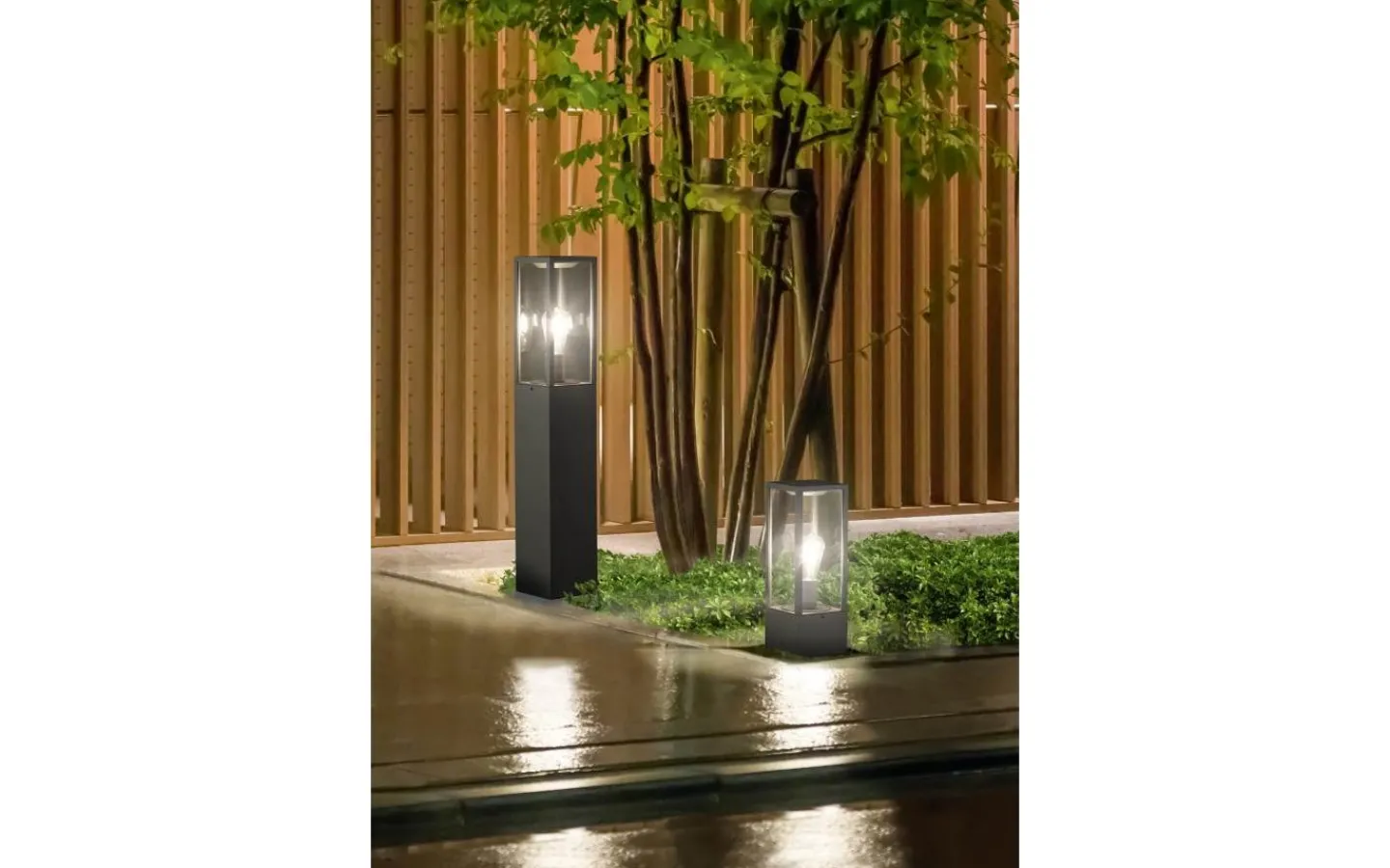 Pollare & Grindlyktor<Trio Lighting Garonne Pollare 40cm E27 antracit IP44