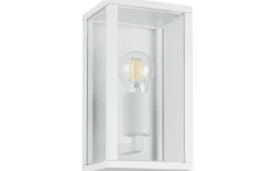 Trio Lighting Garonne Vägglampa E27 matt vit IP44* Vägglampor Utomhus