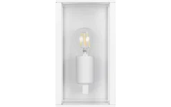 Trio Lighting Garonne Vägglampa E27 matt vit IP44* Vägglampor Utomhus
