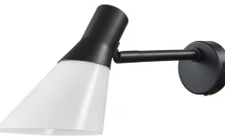 Läslampor<Dyberg Larsen Gent Vägglampa Opal/Svart