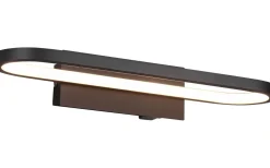 Badrumslampor Vägg<Trio Lighting Gianni H2O Vägglampa LED 40cm mattsvart IP44