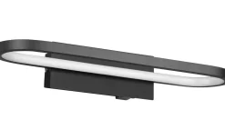 Badrumslampor Vägg<Trio Lighting Gianni H2O Vägglampa LED 40cm mattsvart IP44