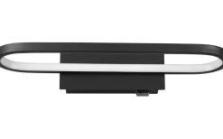 Badrumslampor Vägg<Trio Lighting Gianni H2O Vägglampa LED 40cm mattsvart IP44