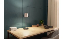 Herstal Gil Il Grande Bordslampa 40cm Krom* Bordslampor