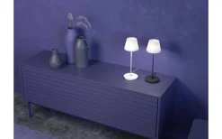 Bordslampor<Herstal Gil Il Grande Bordslampa 40cm Svart/Opalglas