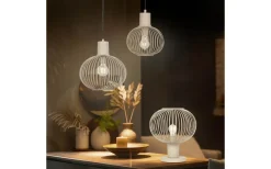 Trio Lighting Gila Bordslampa 33cm E27 sandfärgad* Bordslampor