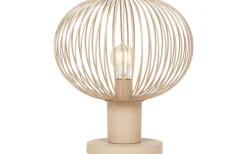 Trio Lighting Gila Bordslampa 33cm E27 sandfärgad* Bordslampor